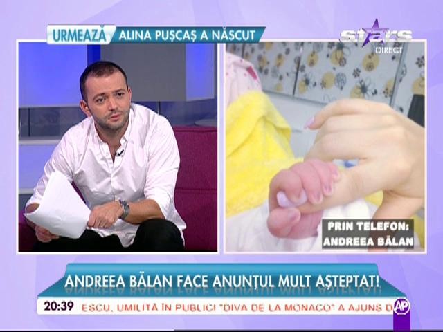După ce s-a &icirc;ntors pe platourile de la "Te cunosc de undeva", Andreea Bălan a mai făcut 2 ANUNŢURI! &Icirc;n plus, fiica sa nu prea o lasă să doarmă noaptea