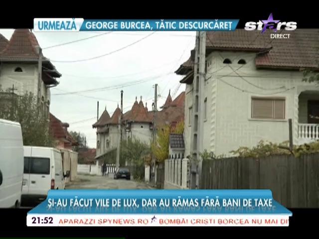 Romii din Strehaia și-au făcut vile de lux, dar au rămas bani de taxe
