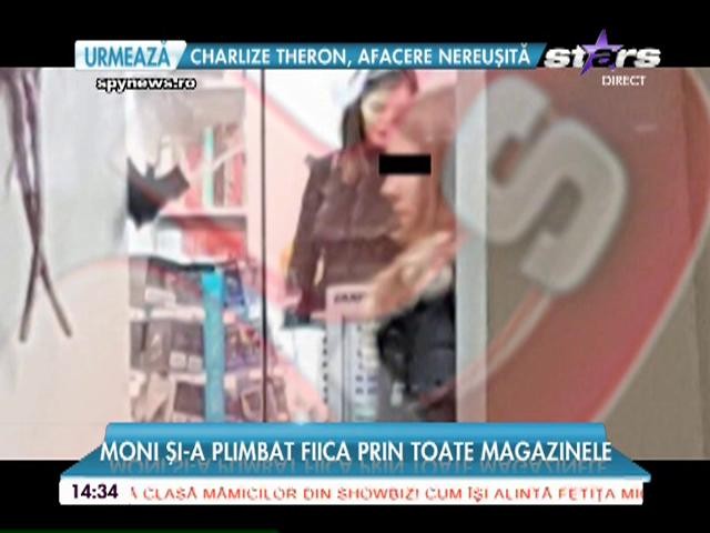 Monica Gabor a venit &icirc;n Rom&acirc;nia. Și-a plimbat fiica prin toate magazinele