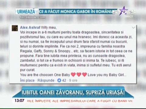 Oana Zăvoranu și A Surprins Soţul Chiar De Ziua Lui De Nastere