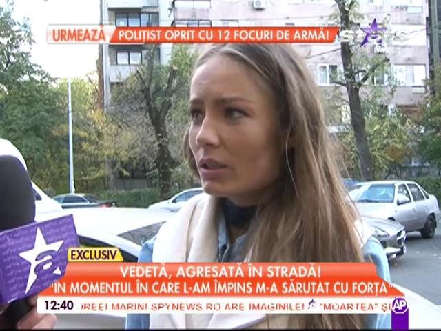 Clipe de coşmar! O vedetă din showbizul rom&acirc;nesc, agresată şi nimeni nu a intervenit: "Mi-a băgat m&acirc;na pe sub fustă, m-a lovit, mi-a rupt tricoul"