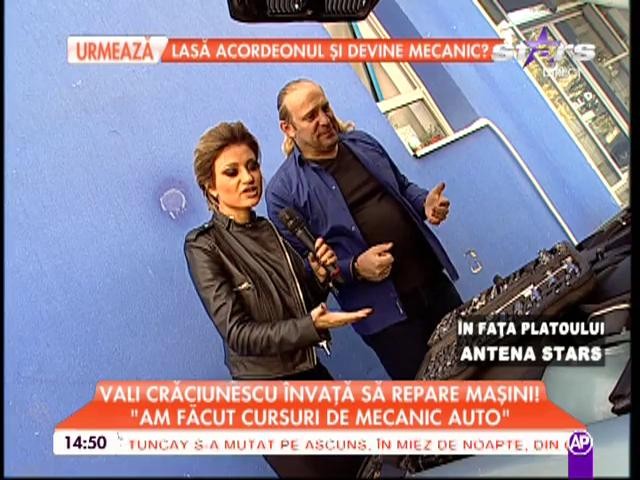 Vali Crăciunescu învaţă să repare maşini: "Am făcut cursuri de mecanic auto!"