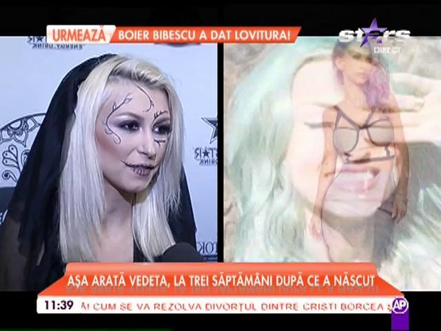 Andreea Bălan, &icirc;n carne şi oase, după naştere