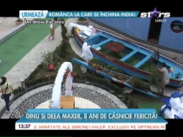 Deea şi Dinu Maxer, opt ani de căsnicie fericită!
