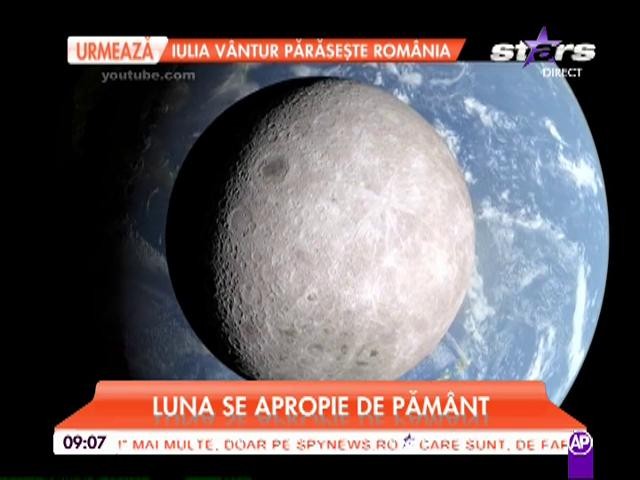 Luna se apropie &bdquo;periculos&rdquo; de Păm&acirc;nt!