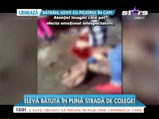 O elevă din Timişoara a fost bătută de colege &icirc;n plină stradă