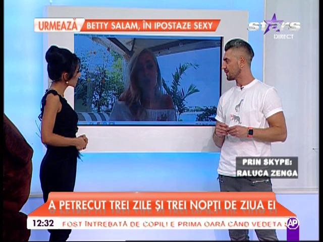 Raluca Zenga a petrecut trei zile şi trei nopţi de ziua ei!