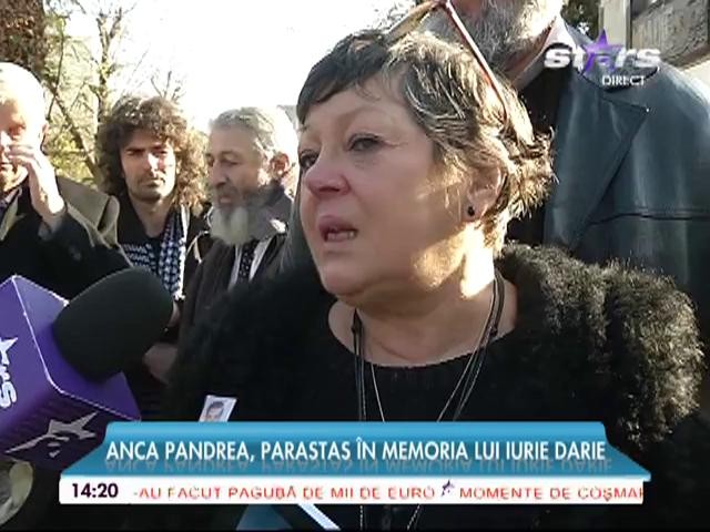 Anca Pandrea, parastas &icirc;n memoria lui Iurie Darie