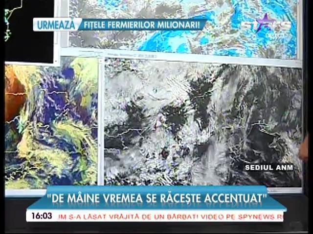 Vremea se răceşte brusc. Unde va ninge