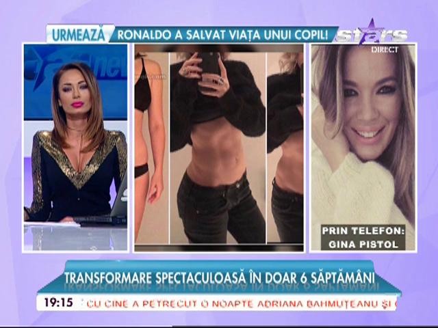 Gina Pistol, transformare spectaculoasă &icirc;n doar șase săptăm&acirc;ni. Vedeta are corpul complet schimbat!
