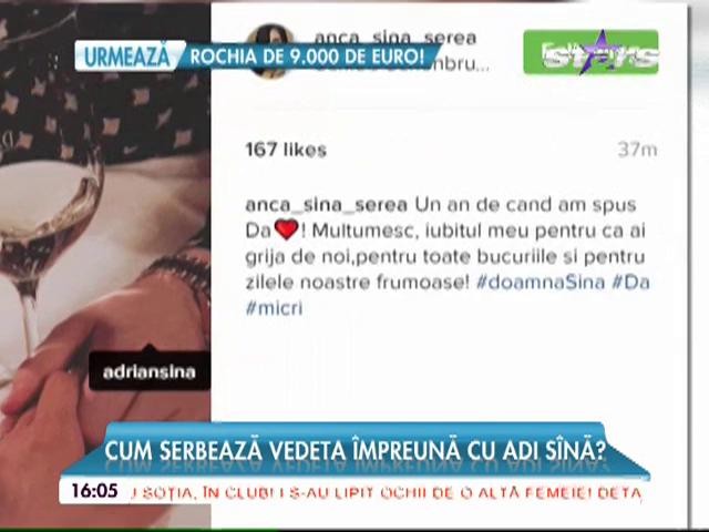 Anca Serea, un an de la căsătorie