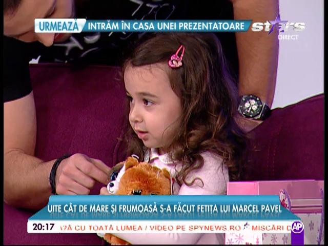 Uite c&acirc;t de mare și de frumoasă s-a făcut fetița lui Marcel Pavel!