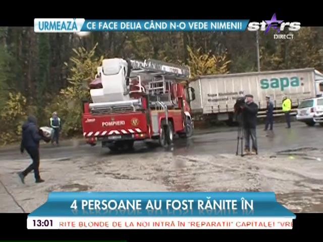 Un incendiu de proporţii a izbucnit &icirc;n Ştefăneşti