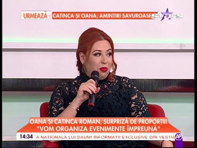 Oana şi Catinca Roman, surpriză de proporţii: "Vom organiza evenimente împreună"