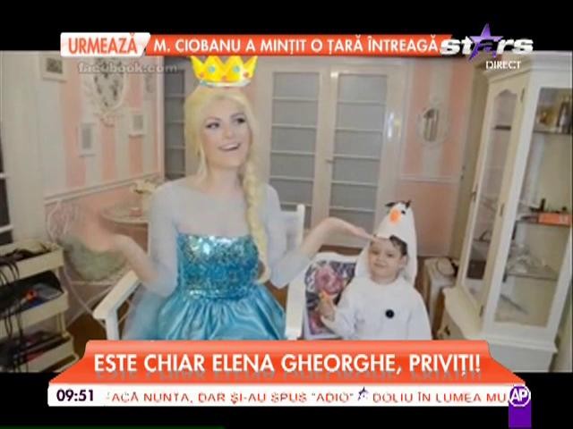 Elena Gheorghe s-a transformat &icirc;n celebra Elsa