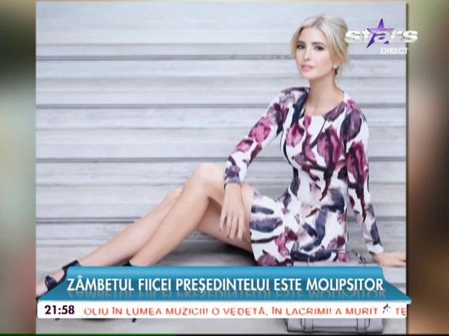 Z&acirc;mbetul fiicei lui Donald Trump, molipsitor
