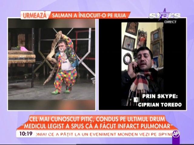 Cel mai cunoscut pitic din Rom&acirc;nia, condus pe ultimul drum: "Medicul legist a spus că a făcut infarct pulmonar"