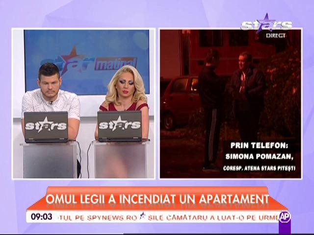 Un poliţist DIPI a incendiat un apartament şi a &icirc;mpuşcat doi oameni &icirc;n Piteşti