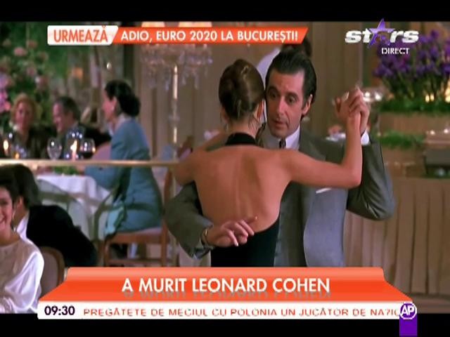 Muzicianul canadian, Leonard Cohen, a murit la v&acirc;rsta de 82 de ani