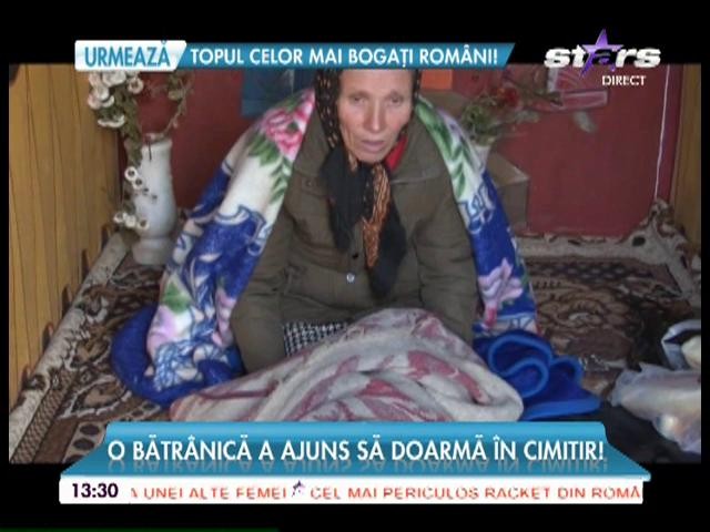 Caz impresionant &icirc;n D&acirc;mboviţa! O bătr&acirc;nică a ajuns să doarmă &icirc;n cimitir