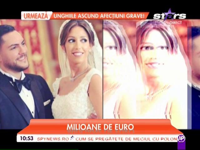 Nuntă de vis &icirc;n stil libanez! Lux de nedescris! Mireasa a auvt o rochie cusută cu aur