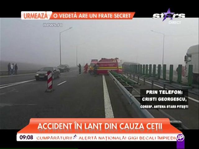Accident &icirc;n lanţ pe DN1, &icirc;n localitatea Nistoreşti