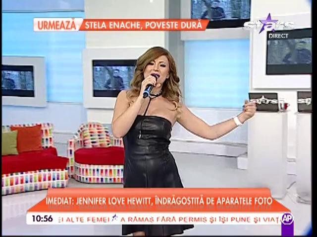 C&acirc;ntăreața Adora c&acirc;ntă ultimul single &icirc;n platoul Star Matinal