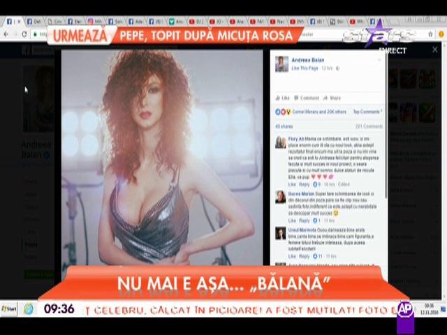 Andreea Bălan, schimbare uluitoare de look