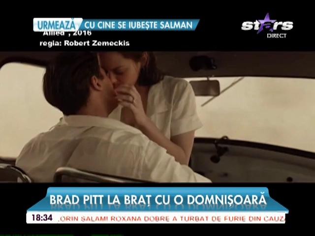 Brad Pitt la braț cu o altă domnișoară