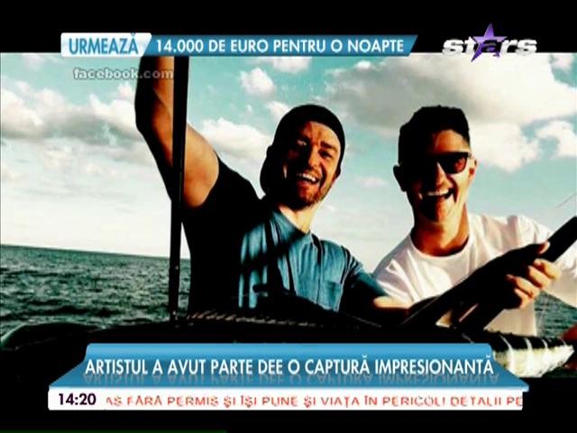 Justin Timberlake, relaxare la o partidă de pescuit