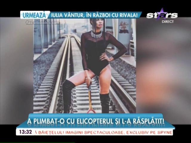 Laurette, şedintă foto incendiară &icirc;n frig!