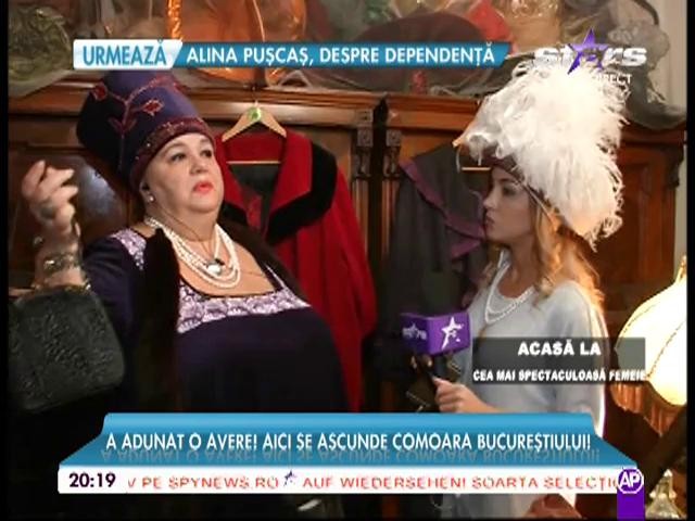 Jup&acirc;neasa Kera Caliţa, colecție unicat de bijuterii, pălării și blănuri