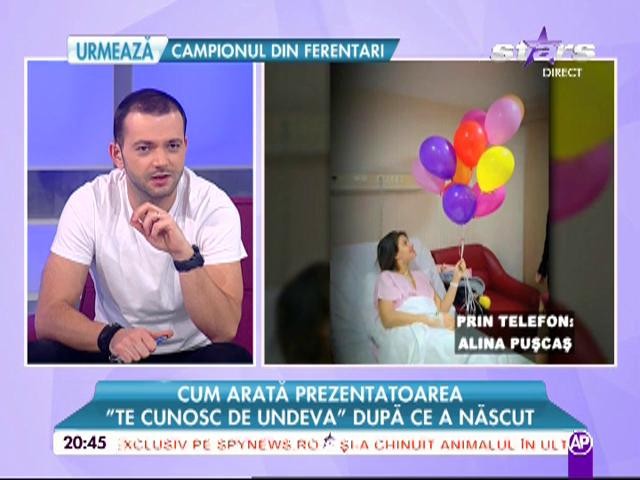 Alina Puşcaş are probleme cu cea mică. Nu o poate alăpta!