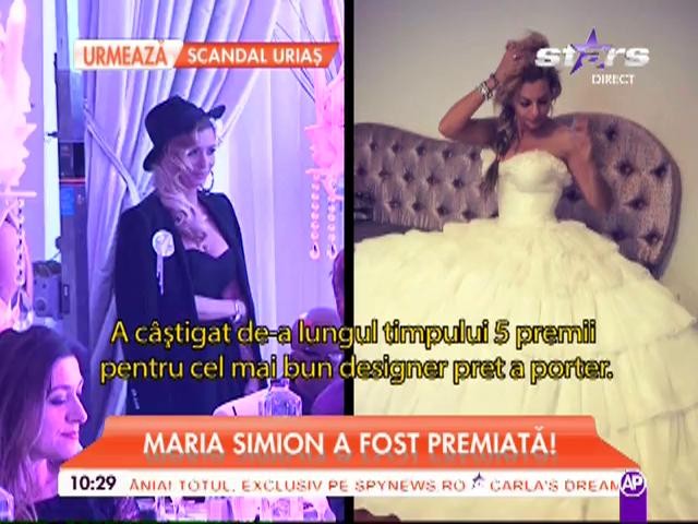 Vedeta de la Antena Stars, Maria Simion, a devenit de cinci ori cel mai bun designer