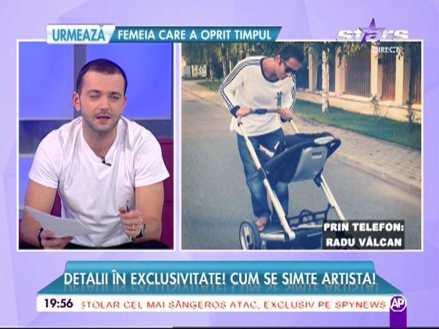 Radu V&acirc;lcan, nevoit să fie și mamă și tată: &rdquo;Am avut o noapte albă&rdquo;