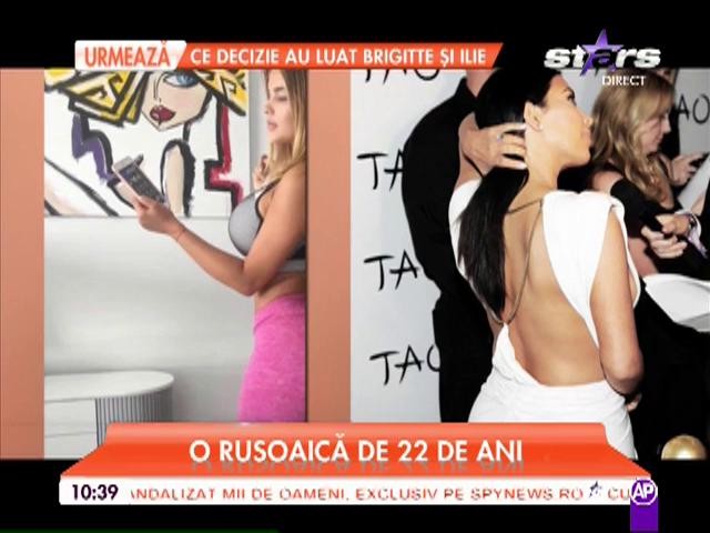 Kim Kardashian a fost detronată de o rusoiacă de 22 de ani