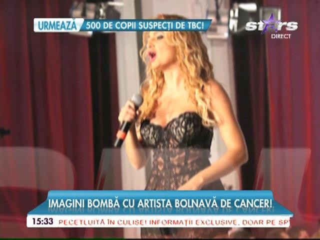 Imagini bombă cu artista bolnavă de cancer! Ana Mardare făcea furori pe scenă