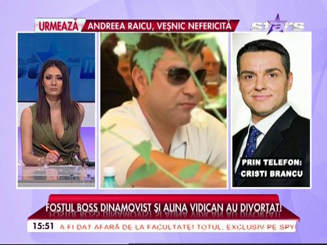 Cristi Borcea şi Alina Vidican au divorţat! &Icirc;n sf&acirc;rşit!