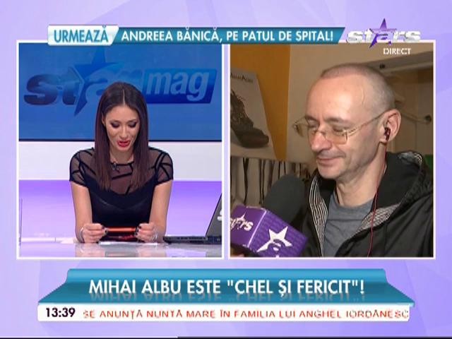 Mihai Albu este "chel şi fericit"! "Eram complexat c&acirc;nd dădeam interviuri"