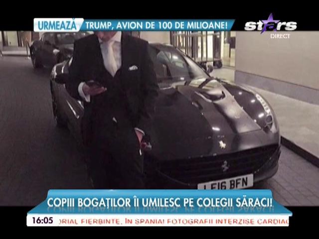 Copiii bogaților &icirc;i umilesc pe colegii săraci
