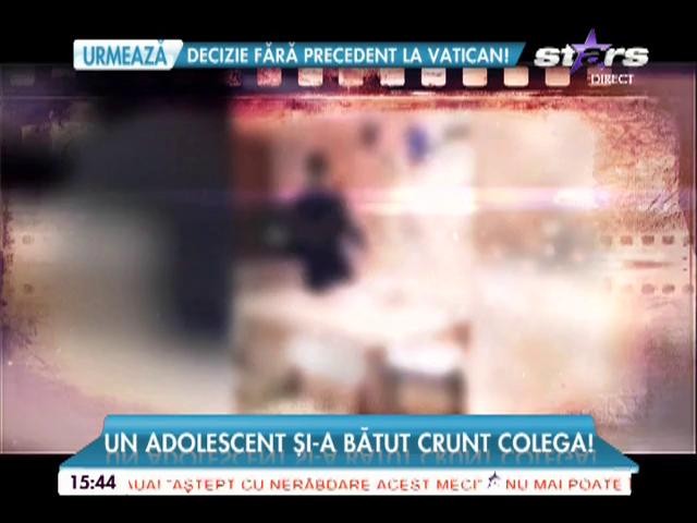 Un băiat de 15 ani şi-a bătut crunt o colegă de clasă