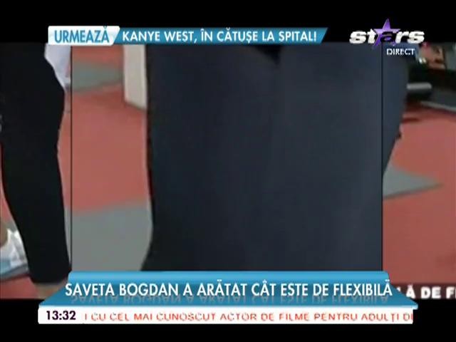 La 70 de ani, Saveta Bogdan a arătat c&acirc;t este de flexibilă