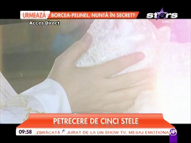 Botez de lux cu peste 200 de invitați! Nadir și-a creștinat fetița
