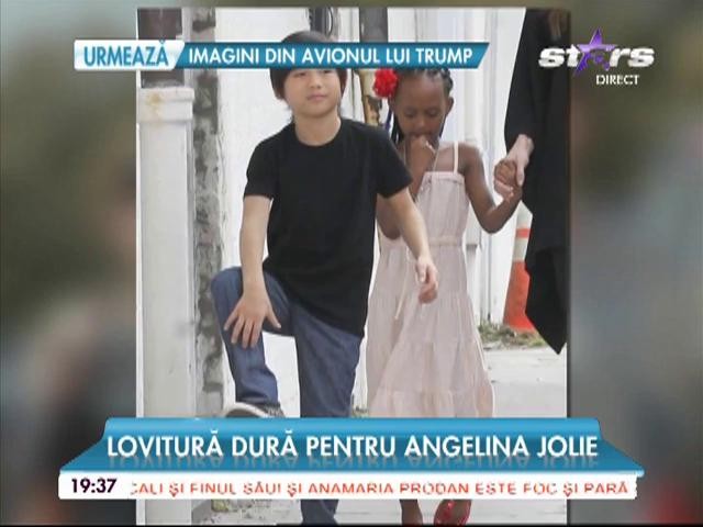Angelina Jolie poate răm&acirc;ne fără unul dintre copii