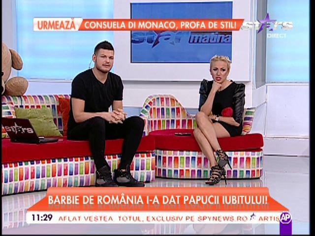 Barbie de Rom&acirc;nia i-a dat papucii iubitului!