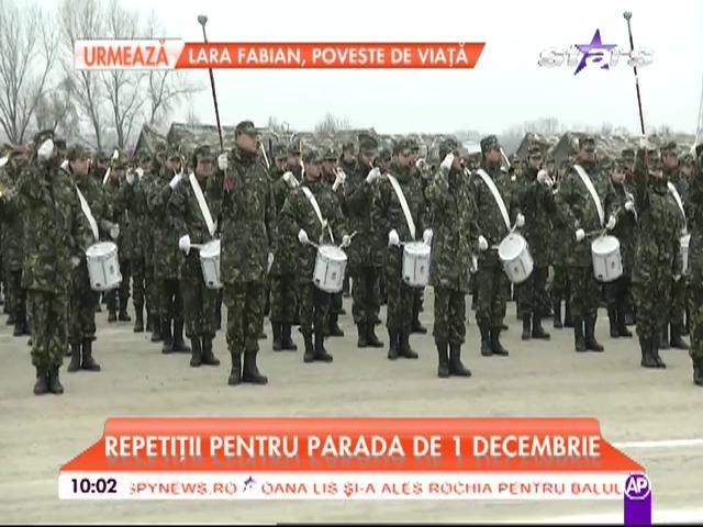 Ultimele repetiţii pentru parada de 1 Decembrie!