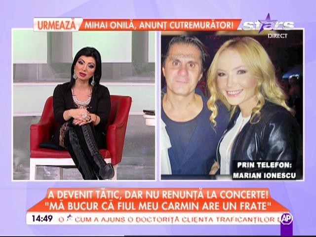 Marian Ionescu, declaraţii despre băieţelul lui şi al Octaviei Geamănu: "Am simţit emoţie şi bucurie"
