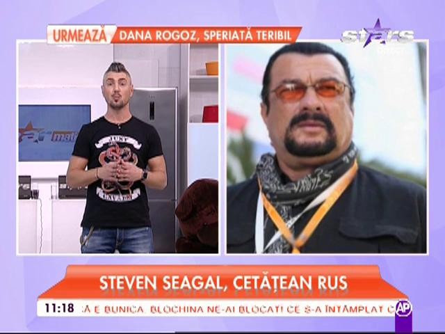 Steven Seagal a primit pașaport de Rusia chiar din m&acirc;na lui Vladimir Putin