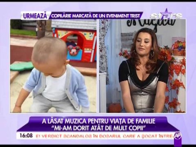 Claudia Pătrășcanu: ”Soțul meu este foarte grijului și panicat cu copilul”