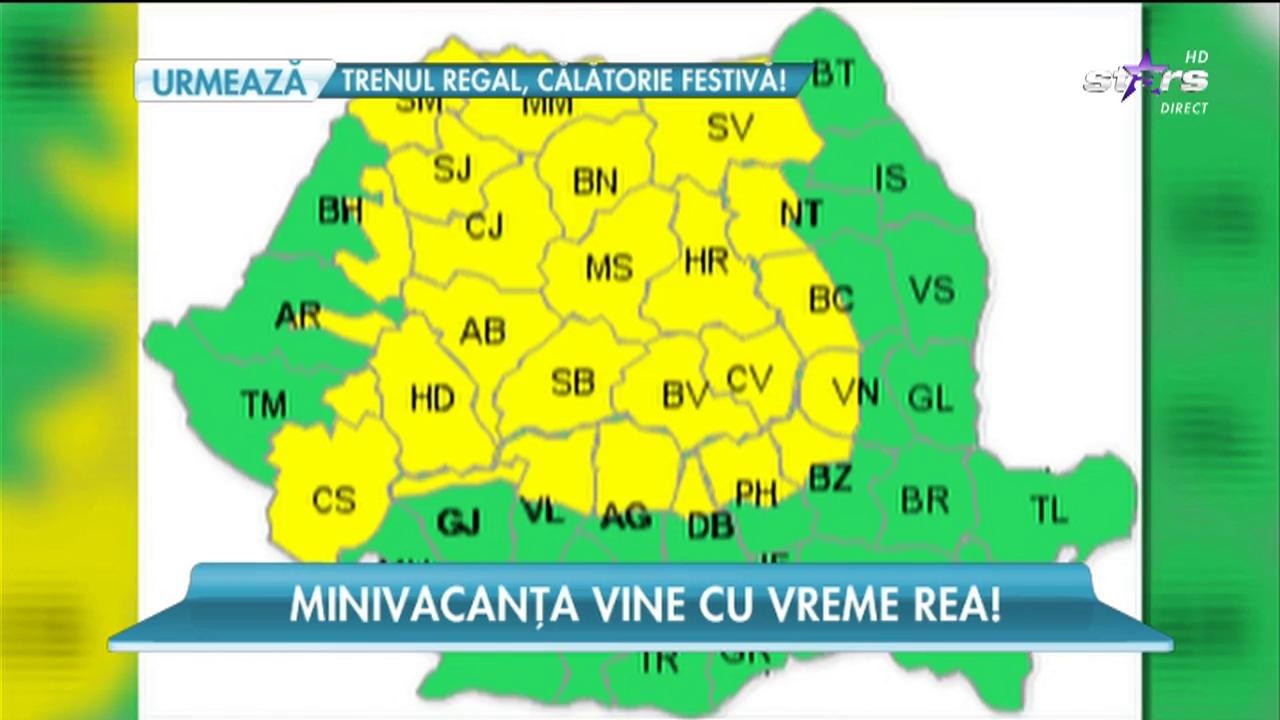 De Ziua Rom&acirc;niei, meteorologii anunță cod galben de ninsori și viscol